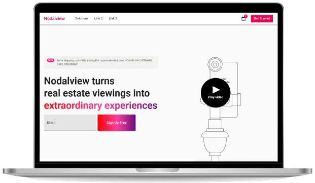 Nodalview Landingpage