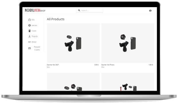 Nodalview Webshop